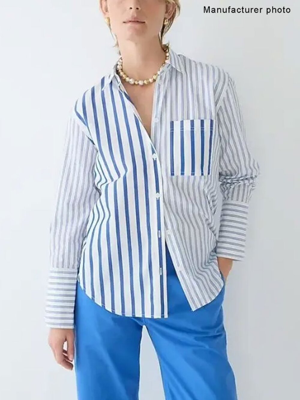 J. Crew Garcon Shirt in Cocktail Stripe Cotton Poplin - Picture 11 of 11